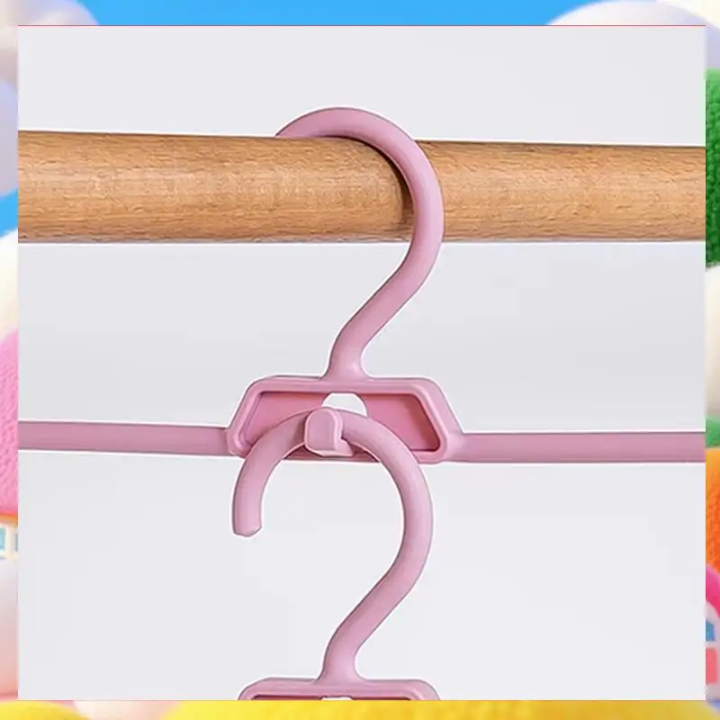 Trouser Rack With Adjustable Plastic Clip For Skirt Hook Save Space Clothes Rack Capable Of Attaching Underwear-ABUA