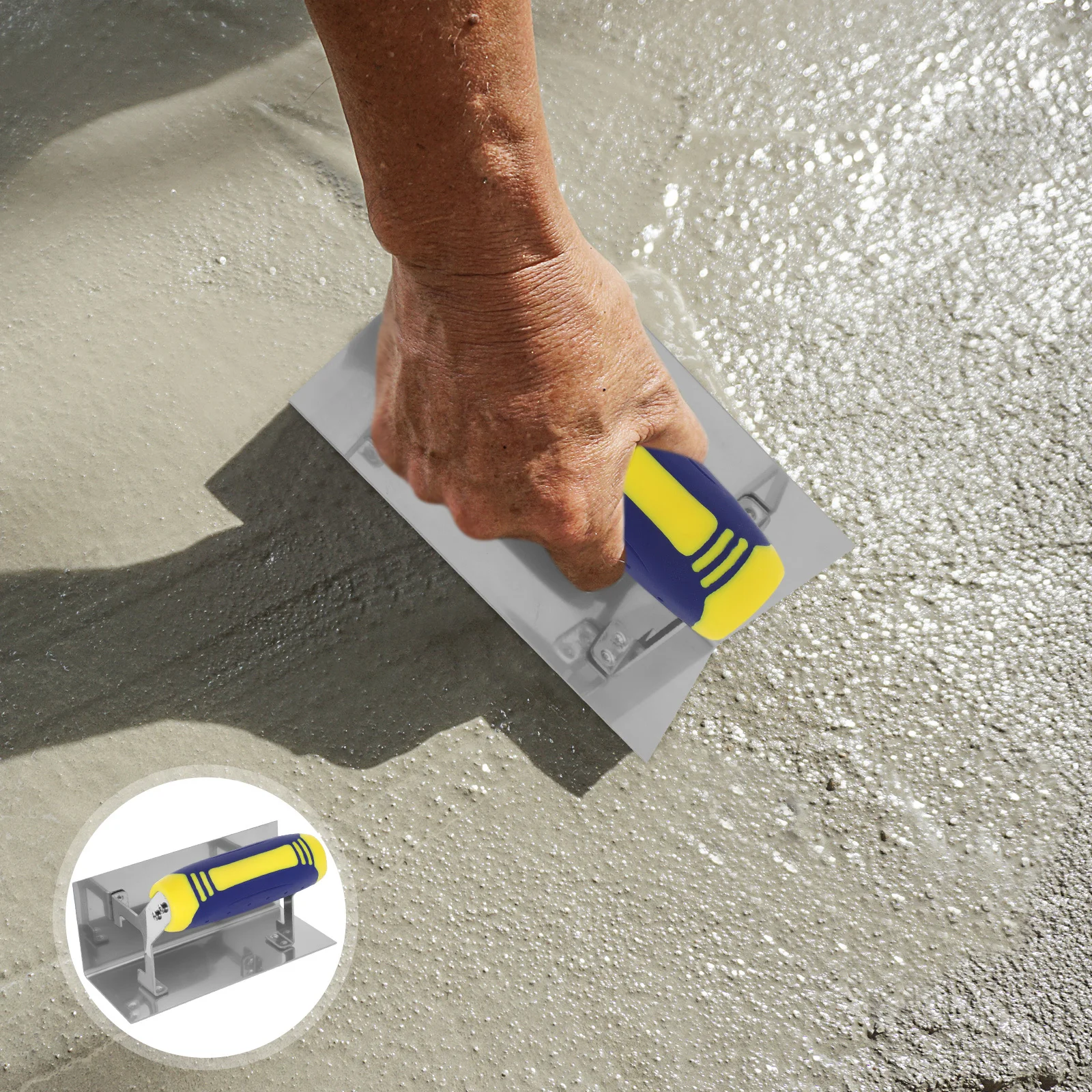 

Stainless Steel Inside Corner Trowel For Drywall Concrete Finishing Ergonomic Grip Smooth Operation Wall Corner Spatula