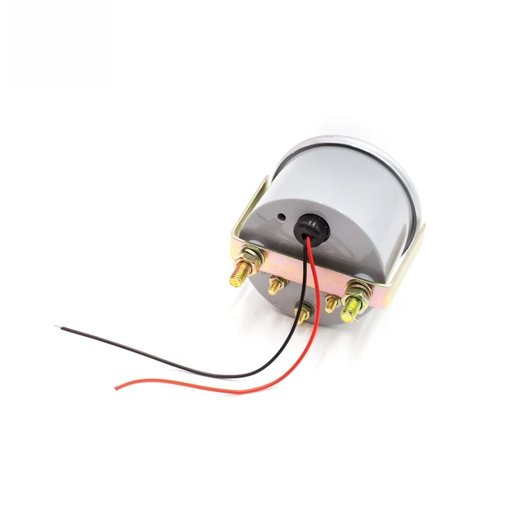12V Oil Temperature Indicator 52mm Carbon Pattern Face ABS Housing Aluminum Ring for Fuel Engine Vehicle Dashboards