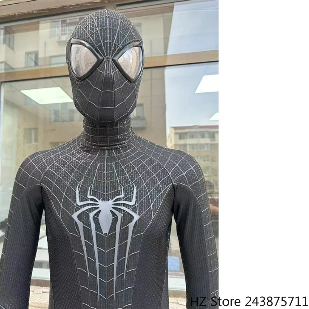 完全にスクリーンプリントされたブラックアメイジングスパイダーマン 2