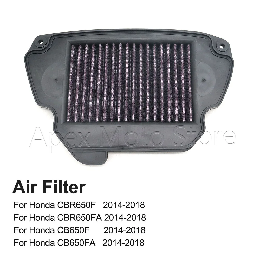 

Motorcycle High Flow Air Filter For Honda CB 650F CB650F CBR650F CBR650FA CB650FA 2014-2018 Engine Intake Cleaner Element