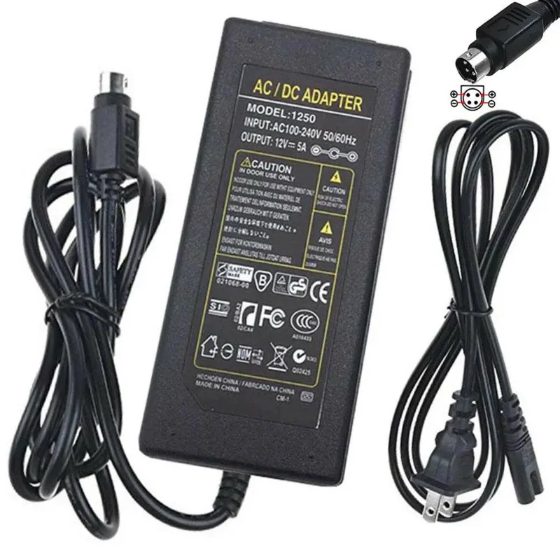 12v 5A AC adapter switching power supply for LCD TV monitor flat panel TV DVR