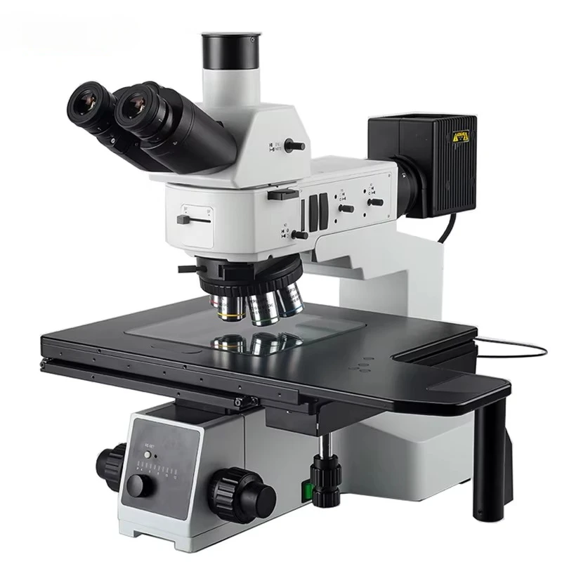 Trinocular Metallographic Microscope A13.0911-R Semi-APO