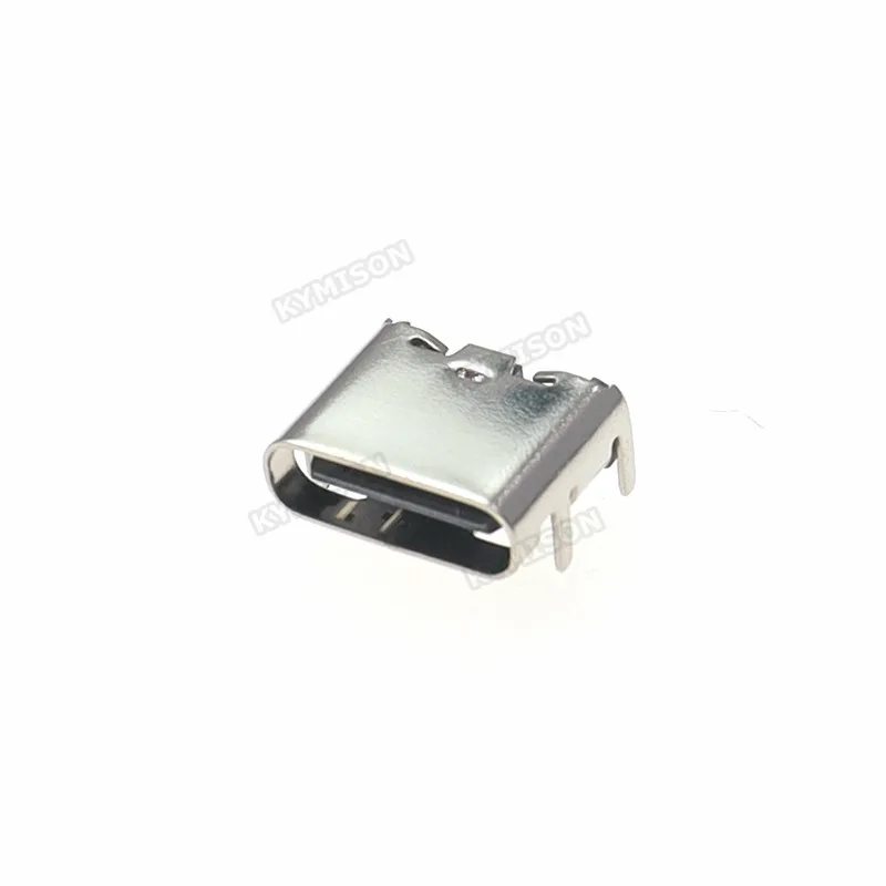 50pcs/lot Type C 6 Pin USB SMT Socket Connector USB 3.1 Type-C Female Placement SMD DIP For PCB design DIY high current charging