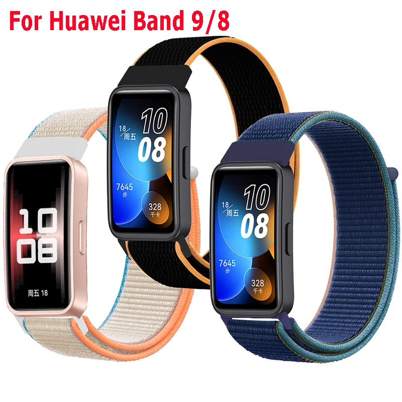 

Nylon Strap for Huawei Band 9 8 Replacement Sport Breathable Watchband Smart Adjustable Wristband for Huawei Band 8 9 Correa