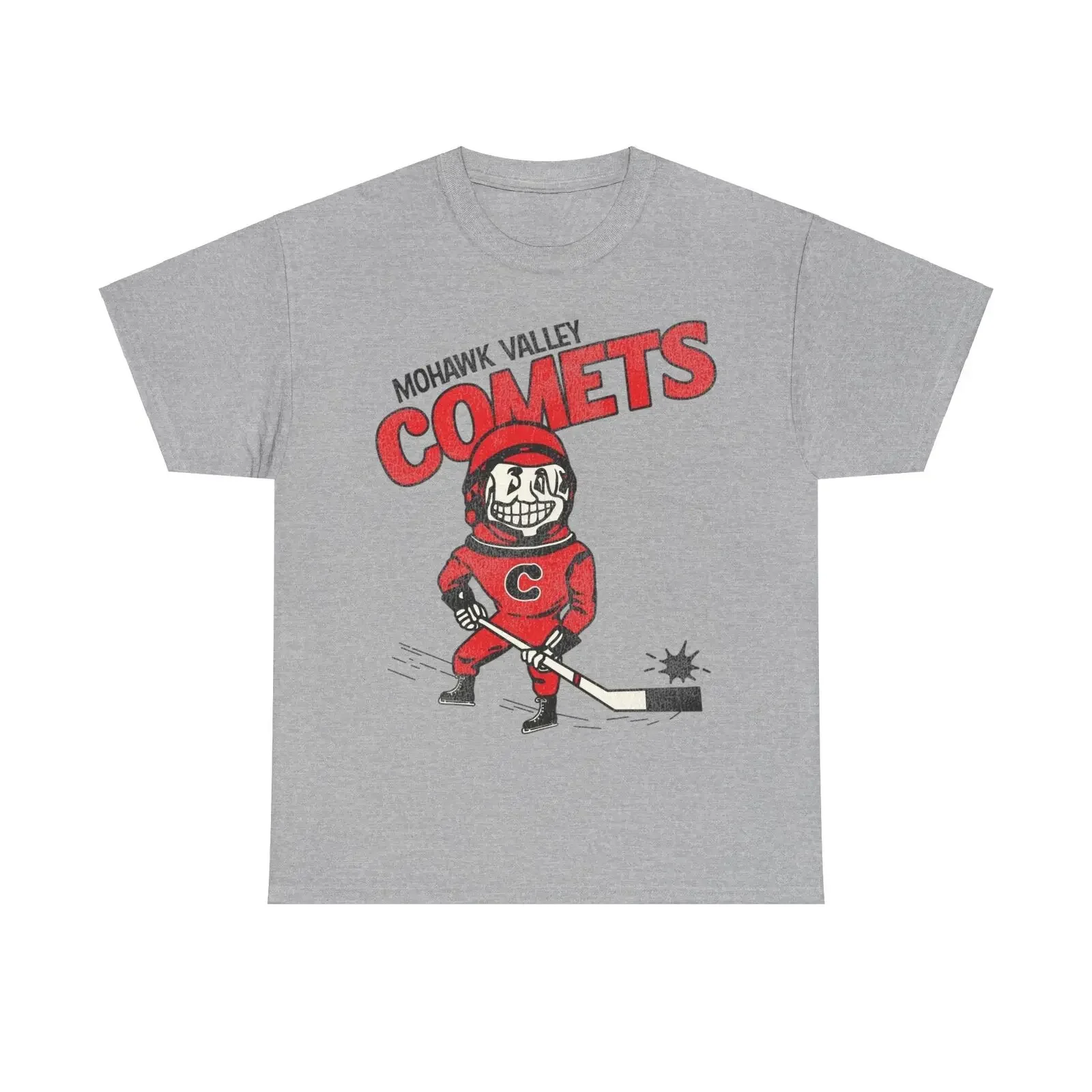 Mohawk Valley Comets Logo New York Hockey Team T shirt