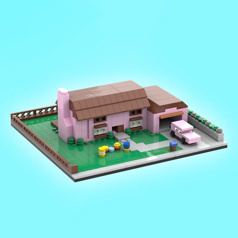 Beliebte Film Serie Moc Bausteine Micro Haus Modell Technologie Ziegel DIY Montage Urlaub Bau Spielzeug Set Geschenke
