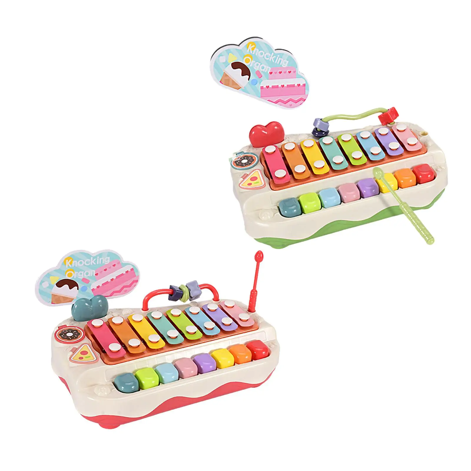 Baby Musical Toy Piano Toy Percussion Instrument Hammering Pounding Toys Musical Instrument Toy for Baby 1 2 3 Years Old Kids