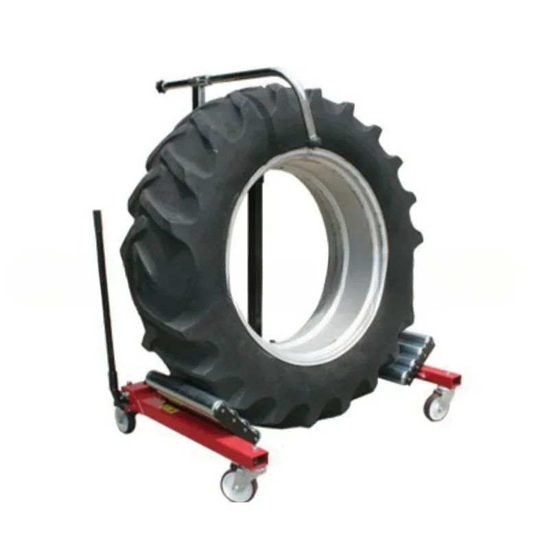 Manual Hydraulic Large Tire Handler Tires Picker Tire Clamp Tire Forklift Rotatable Handlebar