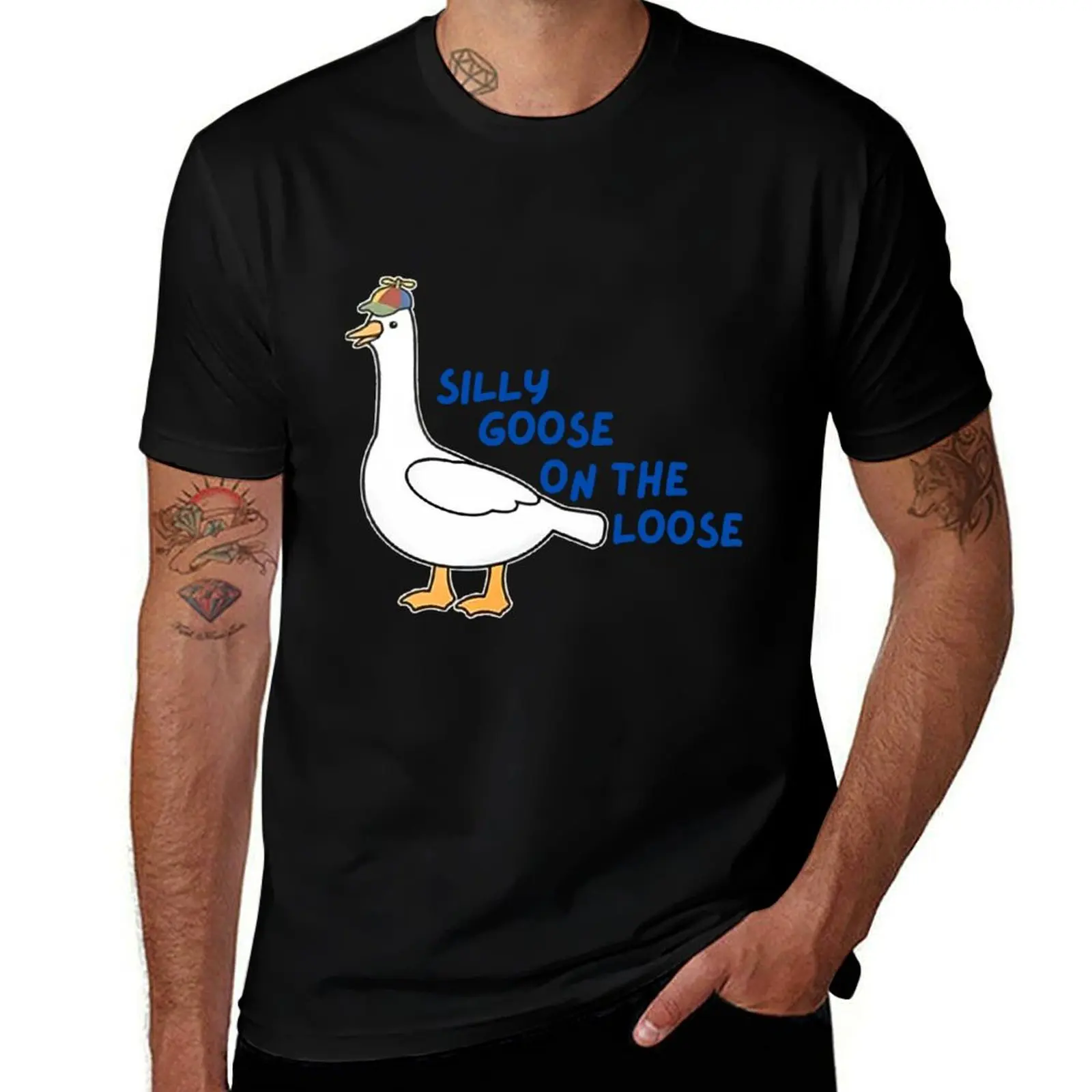 

Silly goose on the loose T-Shirt t shirts with prints anime t shirts for man t shirt man luxury T-Shirt