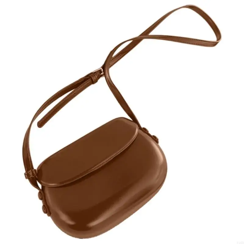 

340D Women Korean Crossbody Bag Saddle Bag PU Leather Shoulder Bag Fashion Bag Shopping Dating Bag for Travel