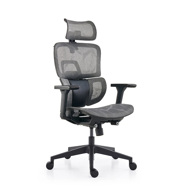 

2025 High Quality Boss Office Chair with Mesh Ergonomic 3D Armrest Double Back Footrest Revolving