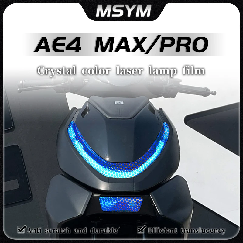 

For ZEEHO AE4 MAX/PRO ae4 max pro 2025 Headlight and taillight film honeycomb laser sticker protective film accessories