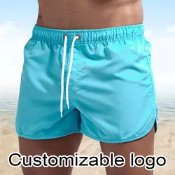 2024 New Mens Swimwear Maillot De Bain Boy Swim Suits Boxer Fast Drying Shorts Swim Trunks Men Swimsuit Surf Banadores