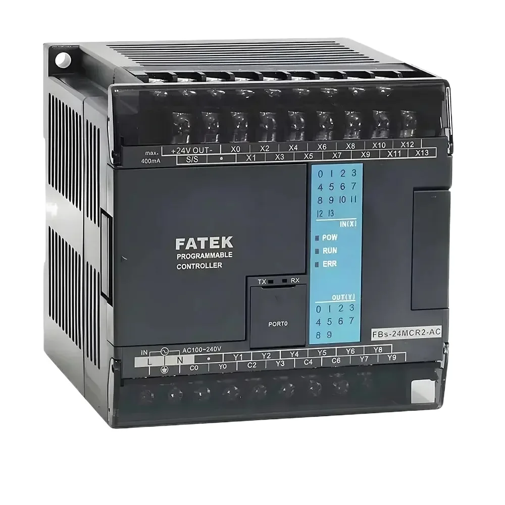 FATEK FBS PLC Mcr2 60mcr 40mat2 10mat2 6rtd 2lc 6ad U2c Md 180 Mct2 Mat2 Mar2 Ac D24 Совершенно новый программируемый логический контроллер