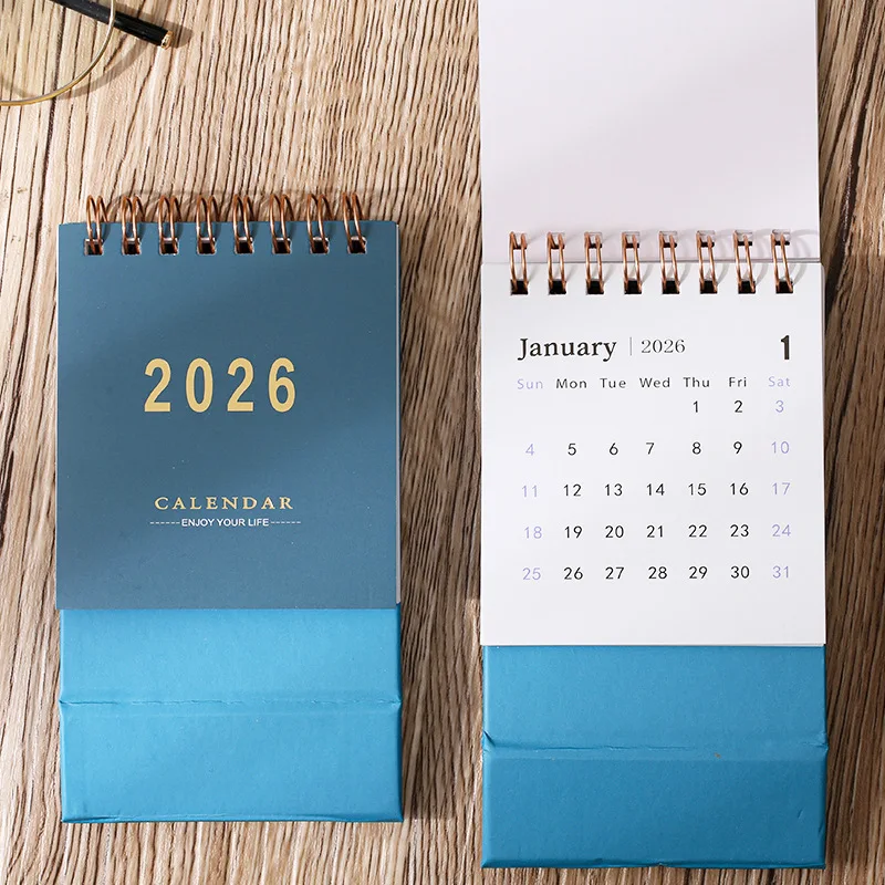2026 Calendar Cartoon Desk Calendar Cute Mini Calendar Student Office Desktop Calendars