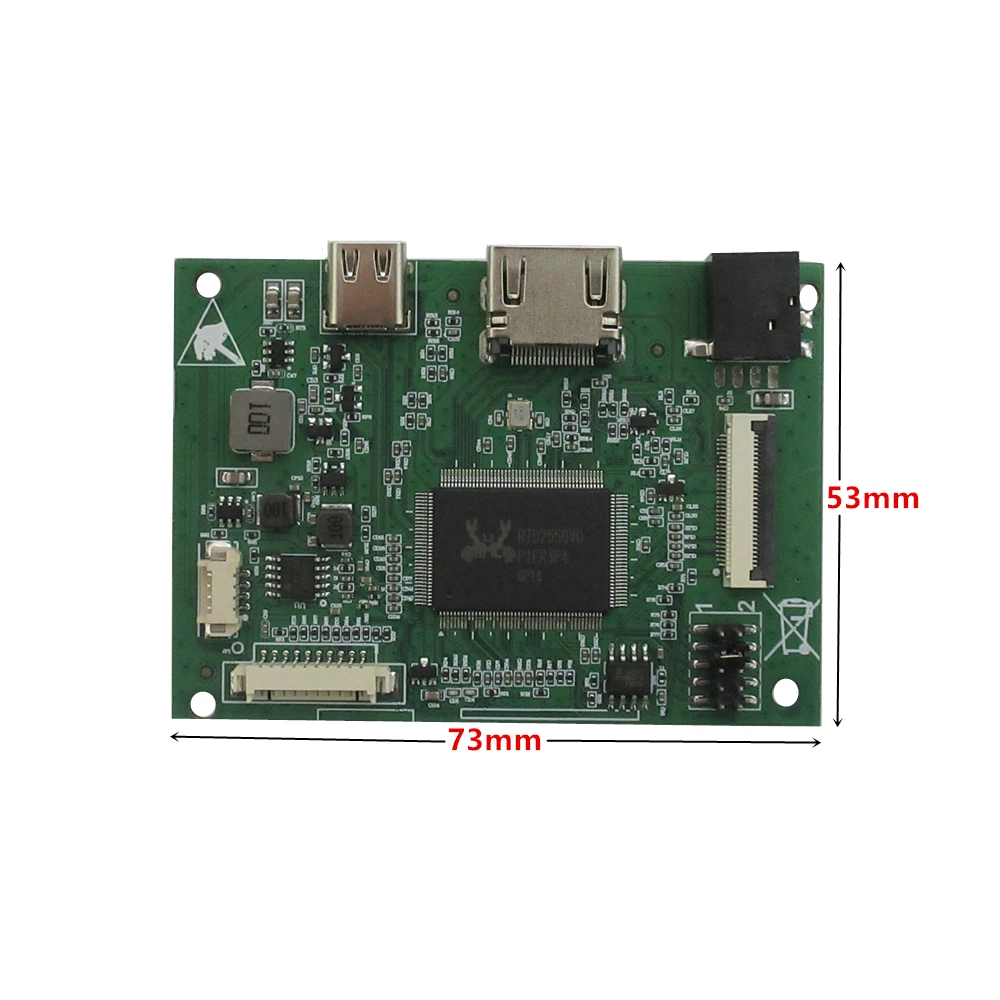 13.3 Inch LCD Screen Display HDMI Monitor Driver Control Board type C input Compatible For Lattepanda Raspberry Pi PC Banana Pi