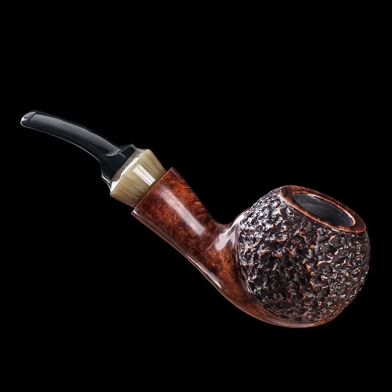 Plug-in Apple Pipe, Handmade Phoebe Pipe, Tobacco Special Pipe, 9mm Activated Carbon Filter , Portable