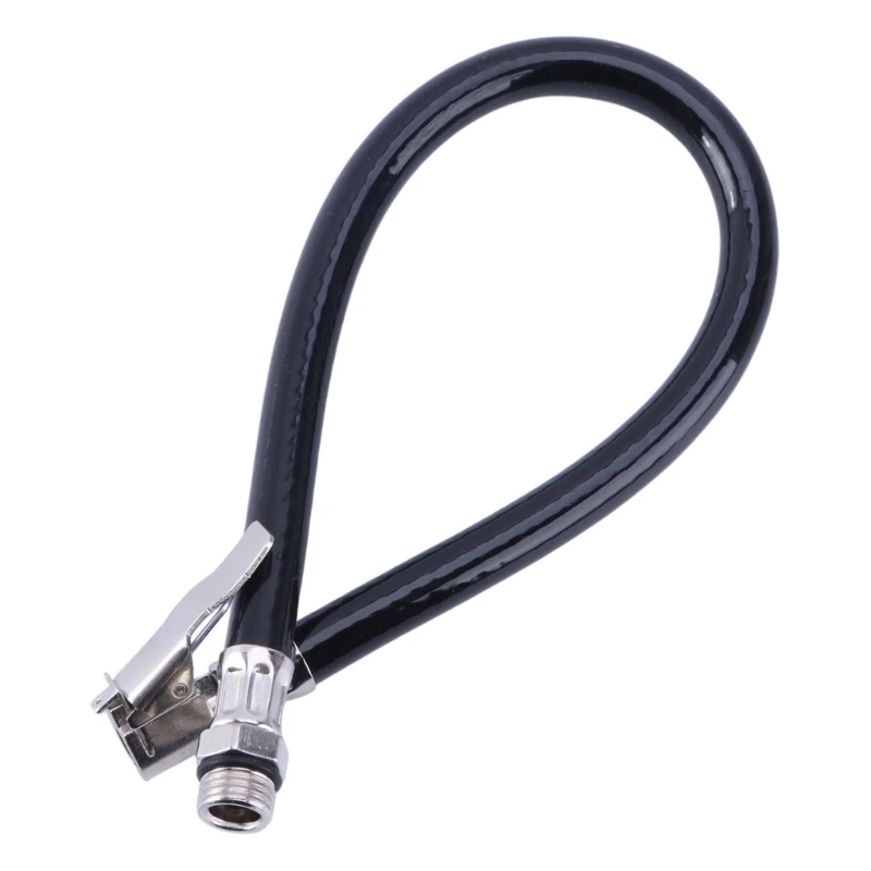 Car Bicycle Motorcycle Bike Flexible Clip On Air Tyre Tire Chuck Inflator Hose M126 hot sale