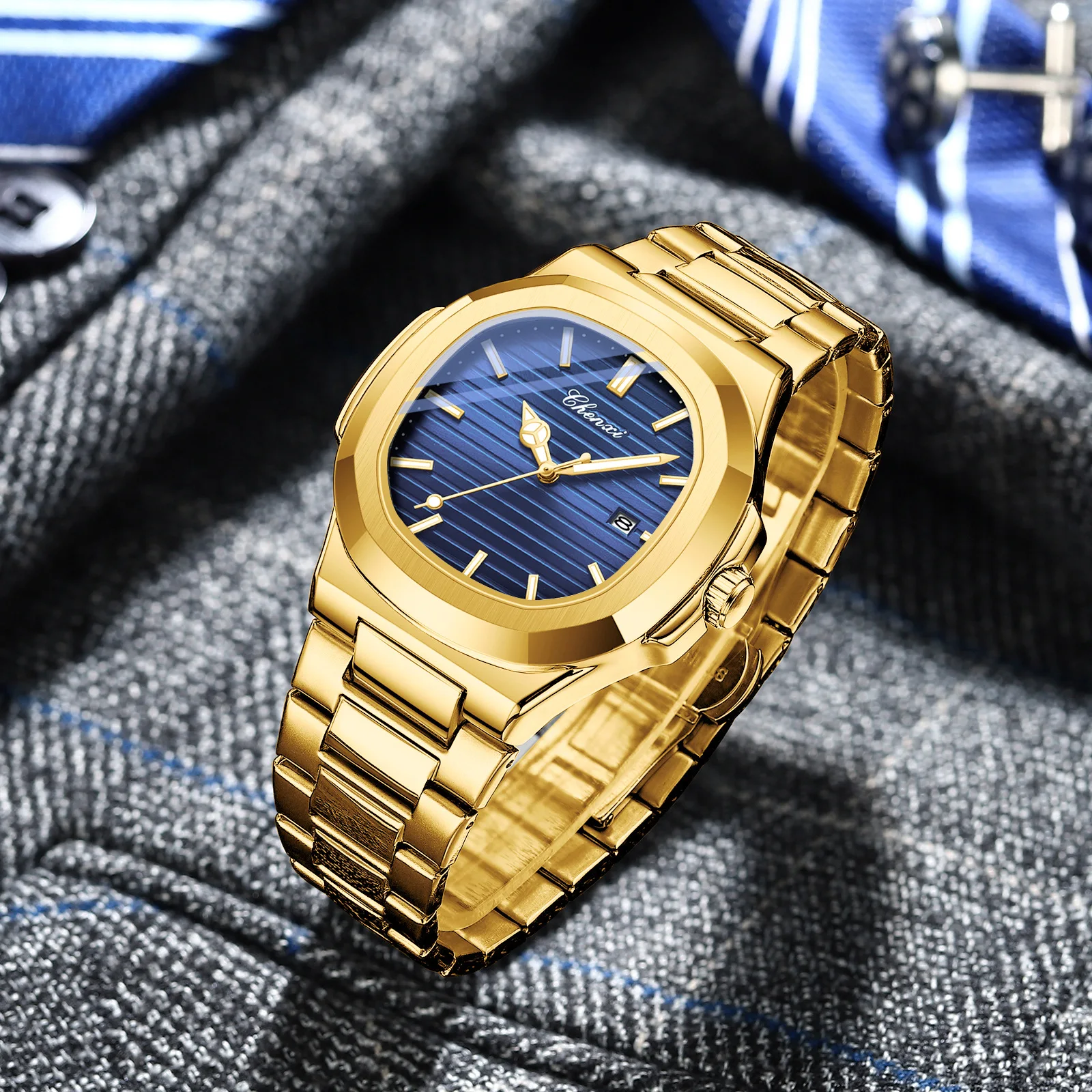 

Luxury Hollow Men’s Quartz Wristwatches for Man Automatic Watches Male Mechanical Watch Luminous Calendar Sports Waterproof