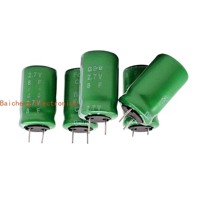 10PCS 2.7V8F capacitors 2.7V8.0F Farad Capacitors Gaming Toy Capacitors 2.7V8.0F