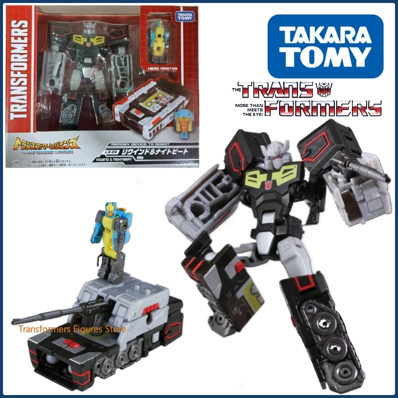 Disponibile Takara Tomy Transformer Serie giapponese LG-28 Rewind & Nightwatch Figura Modello Anime Deformazione Robot Festival Regali