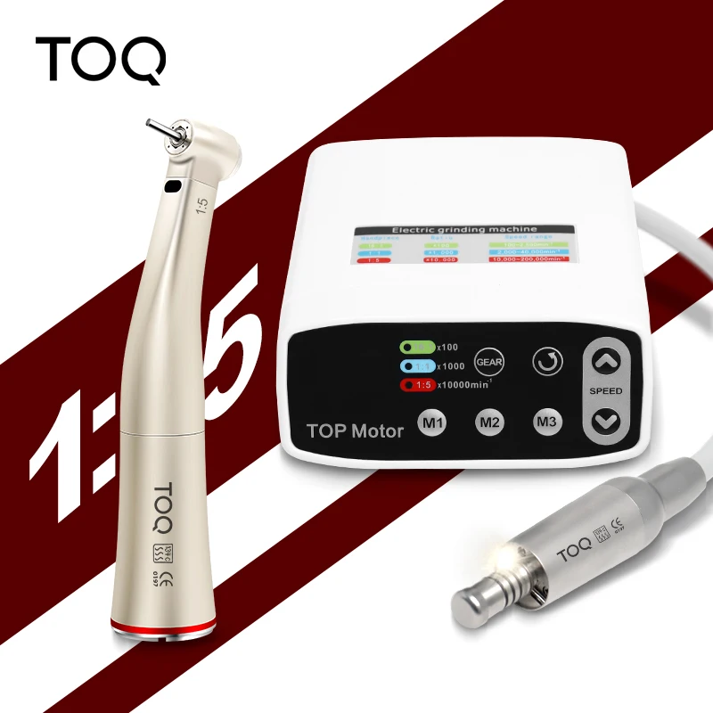 New LED Brushless Electric Micro Motor with Z95L 1:5 Increasing Handpiece Contra Angle Dentist handpiece kit