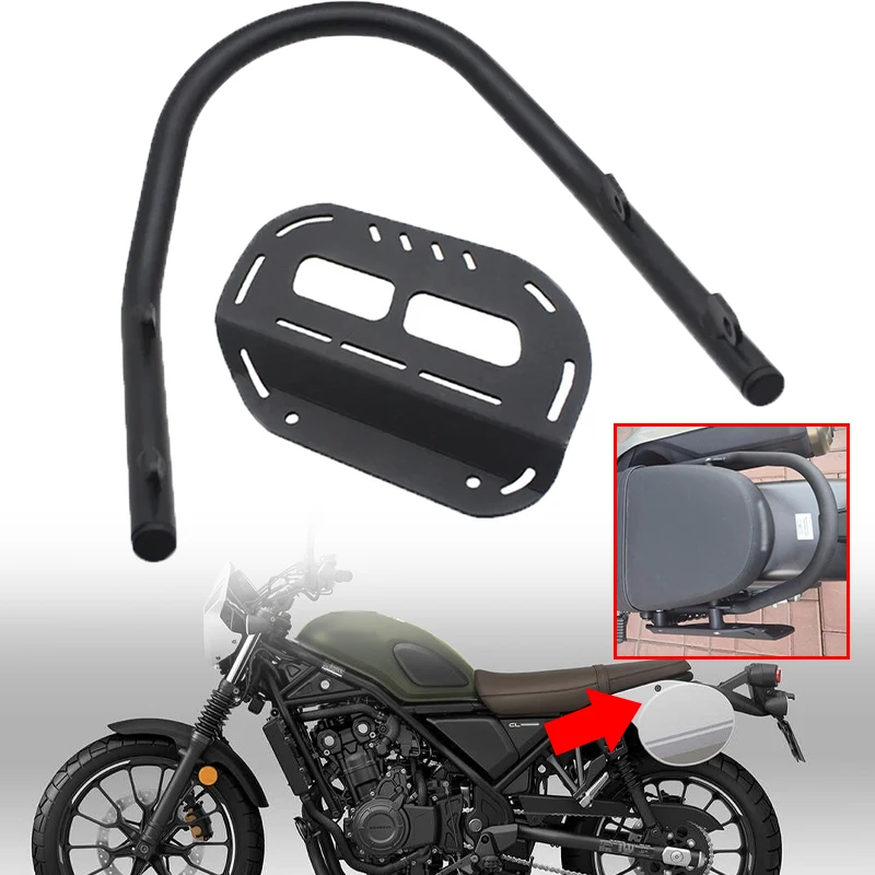 

Motorcycle Passenger Rear Handles Seat Armrest Handle luggage Rack For Honda CL300 CL500 2023-2024 luggage bag mounting bracket