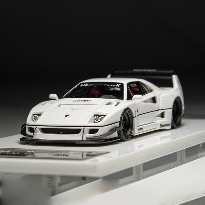 Fuelme 1/64 Resin F40 LM LB-WORKS White resin Limited to 299 units car model