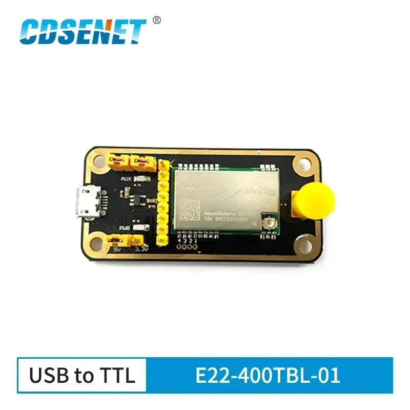 

LoRa Module 433M 5km Long Range USB Test Board Kits E22-400TBL-01 LoRa 433MHz rf Transceiver Modules for E22-400T22S