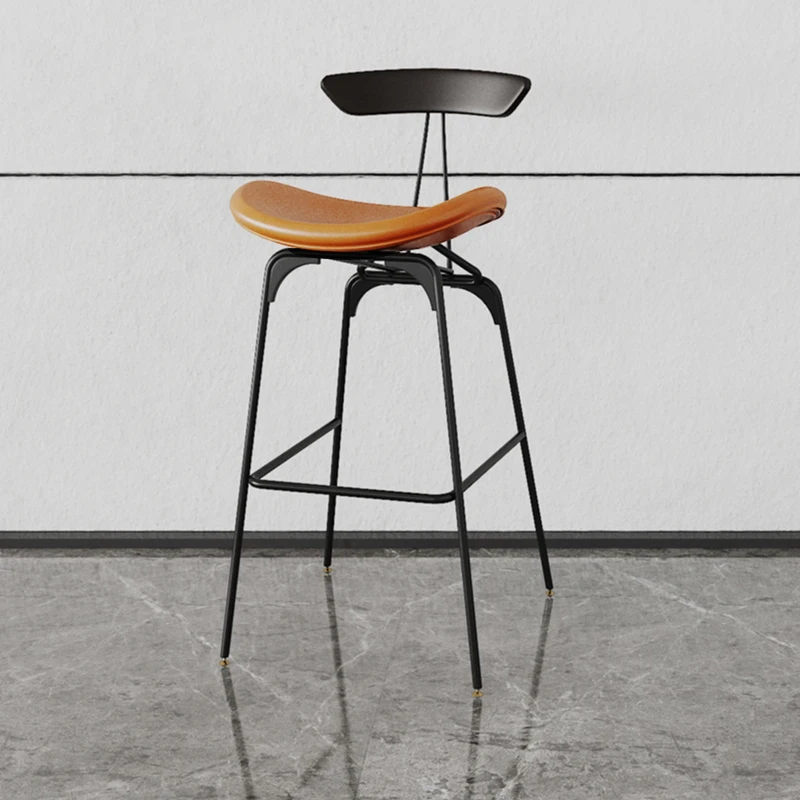 Nordic ไม้เก้าอี้บาร์โมเดิร์นผิดปกติเคาน์เตอร์ Designer เก้าอี้สร้างสรรค์สบาย Bancos De Bar ที่ไม่ซ้ํากันเฟอร์นิเจอร์