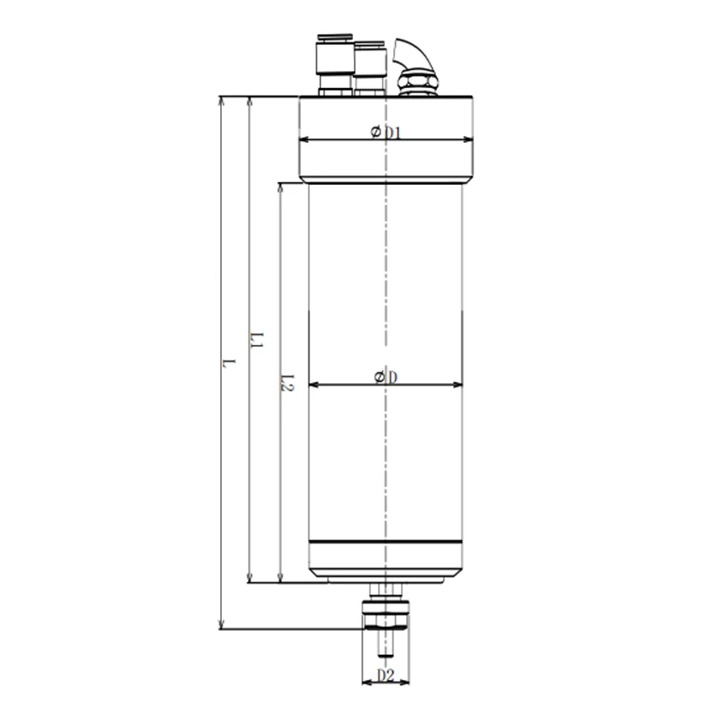 1000Hz 60000 RPM Manual Tool Change Spindle PCB Routing Machine Spindle