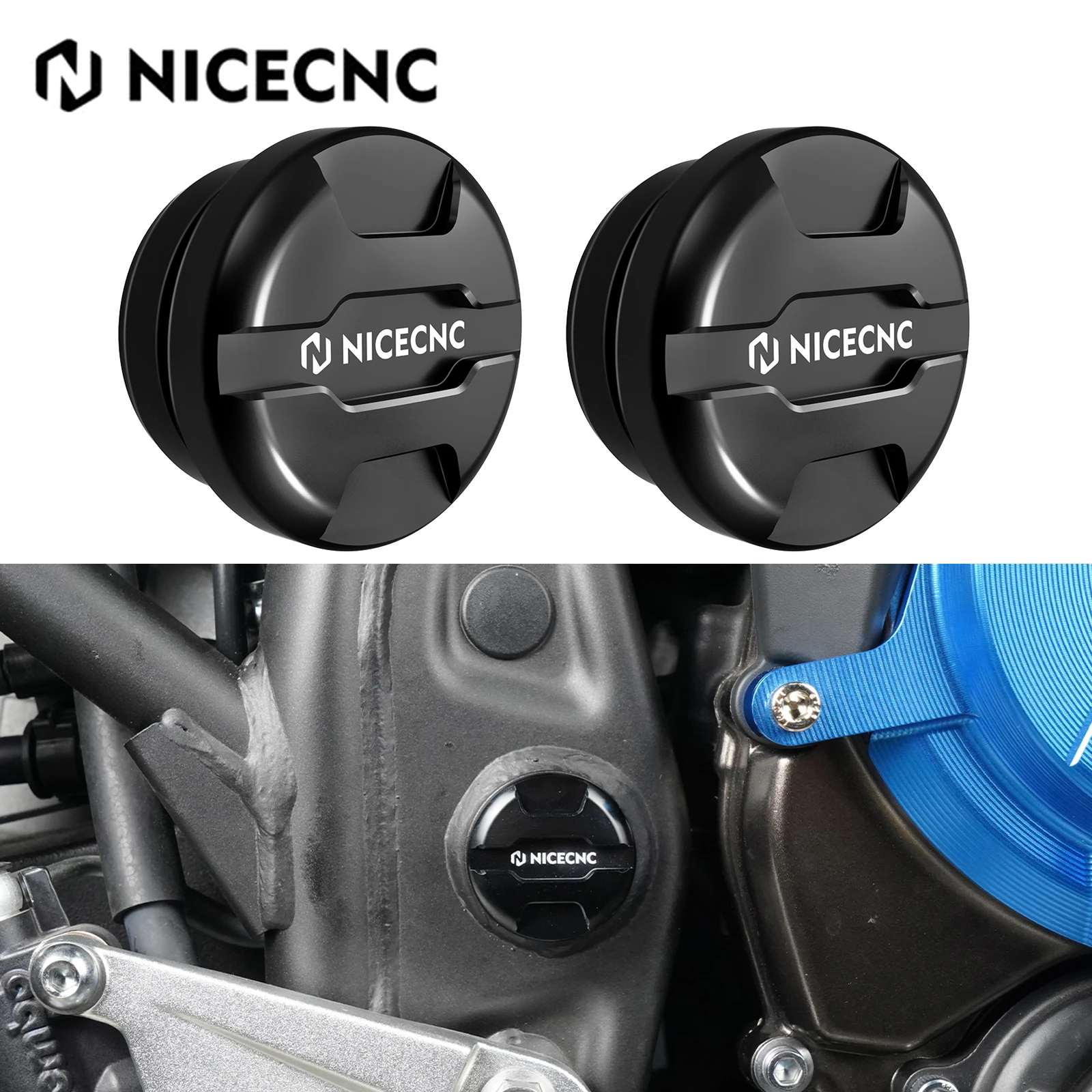 

For 2019-2024 Yamaha Tenere 700 XTZ 700 Frame Hole Cover Caps Plug Tenere700 T700 Rally Edition 2020-2024 World Raid 2022