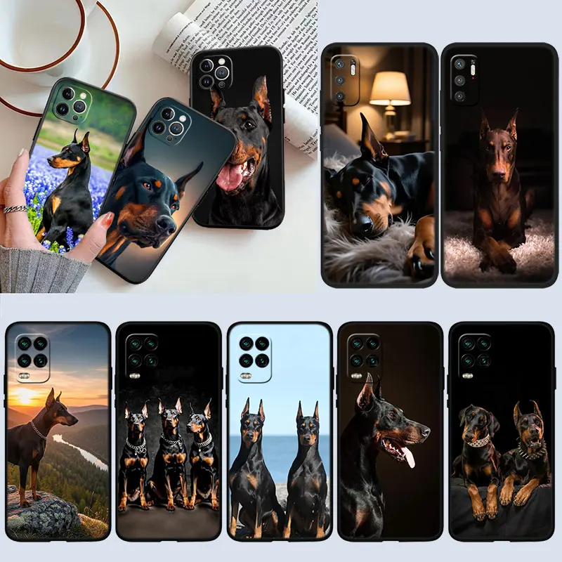FX20 Dobermann Dog Shell Phone Case for Samsung Galaxy Note 10 20 S23 S24 S25 Ultra FE Plus Edge Lite A02S A35 A07 A17