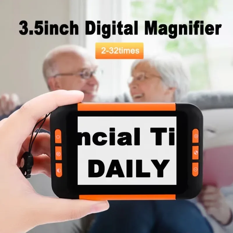 Amplificateur électronique portable 3.5 pouces, aide visuelle pour enfants, personnes âgées, basse vision, ambliopie, offre spéciale 2025, offre spéciale