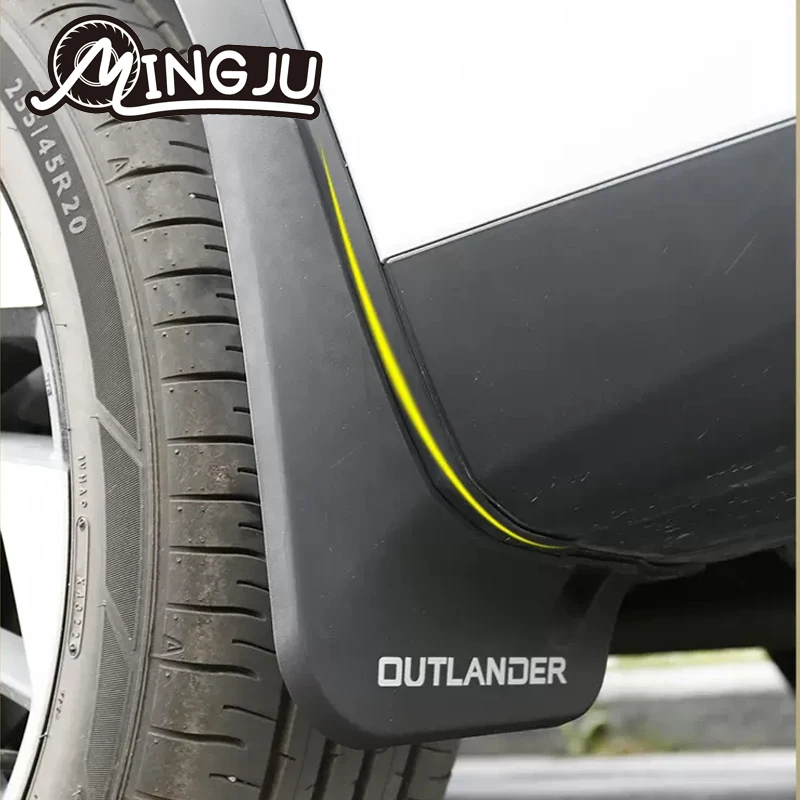 For Mitsubishi Outlander 2022 2023 2024 The Four Seasons Car Mudguard Mudguards Accessories Mud Flaps Splash Guards Cover Fender