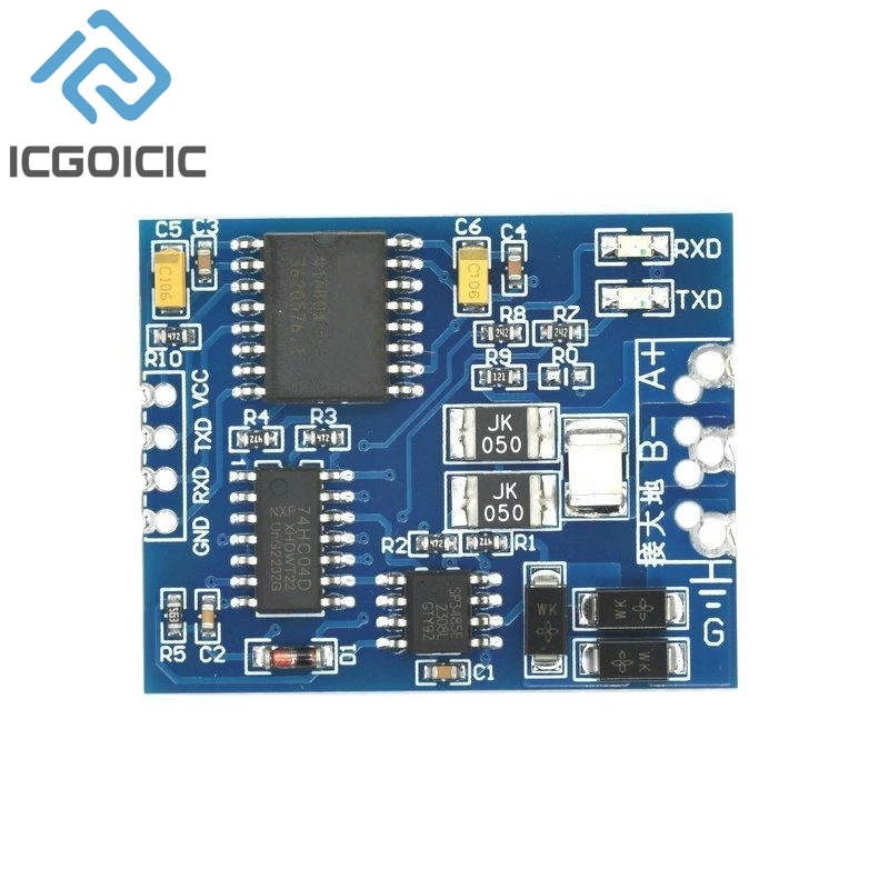 3.3V 5V TTL UART To RS485 Isolated Interface Converter Module Single-chip Serial Port UART Industrial