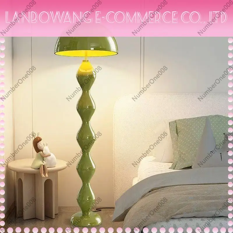 Scandi Macaron Floor Lamp Simple Dimmable Mushroom Lamp Living Room Exhibition Hall Designer Sofa Side Premium Floor Lamp