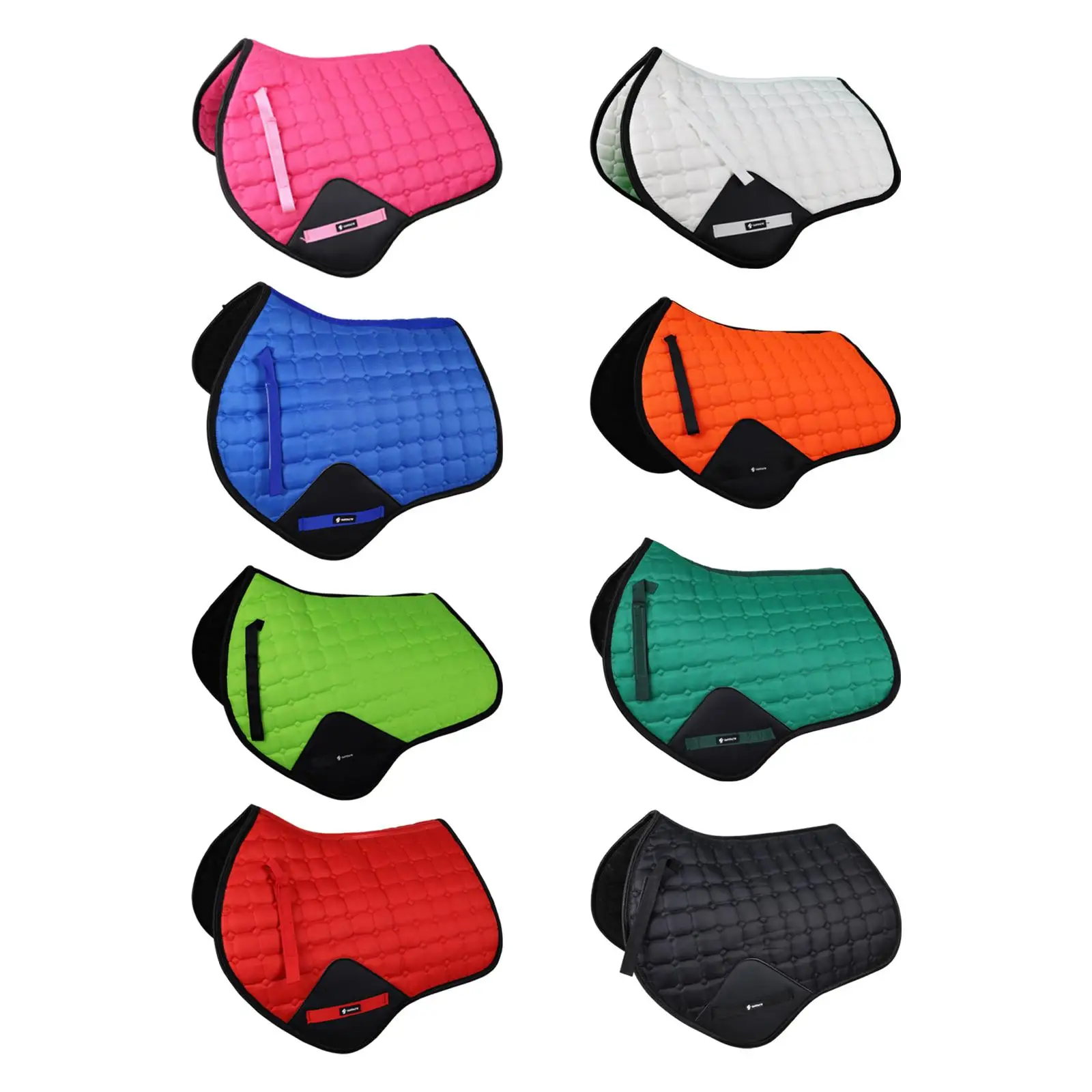canvas-horse-saddle-pad-anti-slip-sweat-absorbing-cushion-gel-support-riding-mat-for-equestrian-training