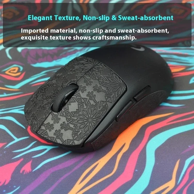 Mouse Grip Tape Skate Handmade Sticker Non Slip Lizard Skin Suck Sweat ，for Razer Basilisk X Hyperspeed Wireless Ultimate V2 V3