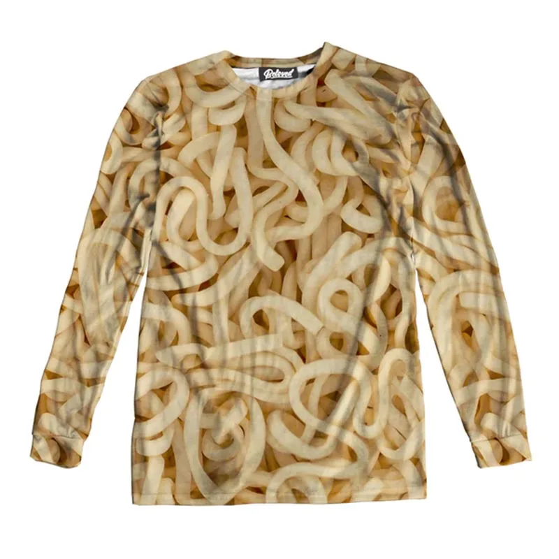 Noodles Soybeans 3d Printed Mens Long Sleeved T Shirt Spring And Autumn Funny Men O Neck Avant-garde Good Match Tshirts Clothes