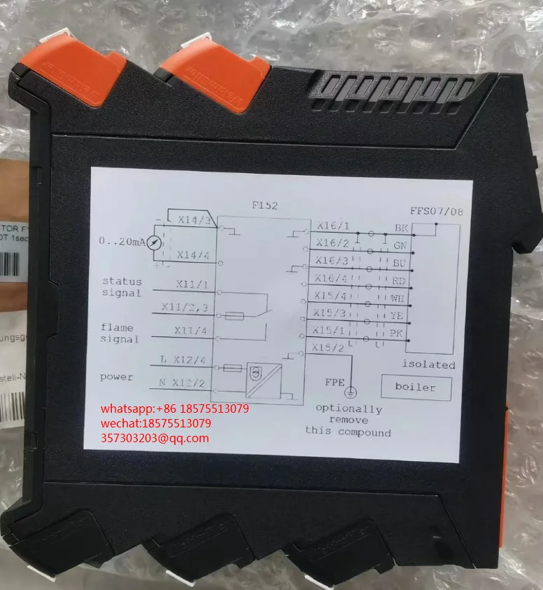 FOR LAMTEC F152 659G0501 FLAME DETECTOR Burner Flame Signal Amplifier, New And Original  1 PIECE