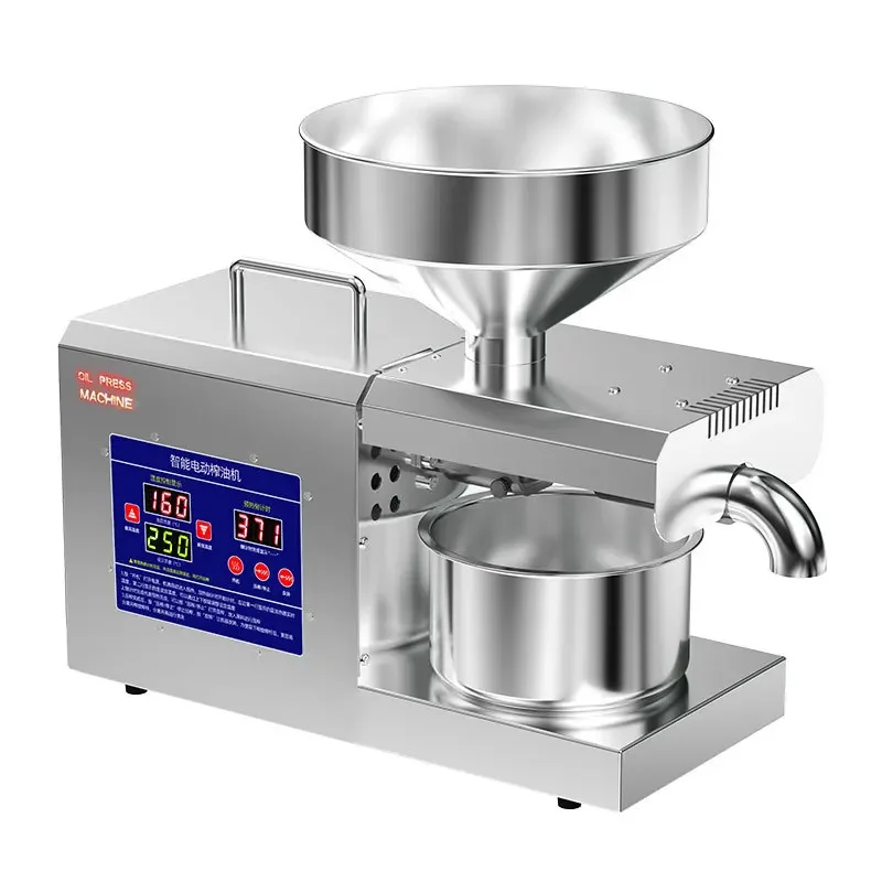 automatic cold press oil machine sunflower seed olive coconut oil press machine