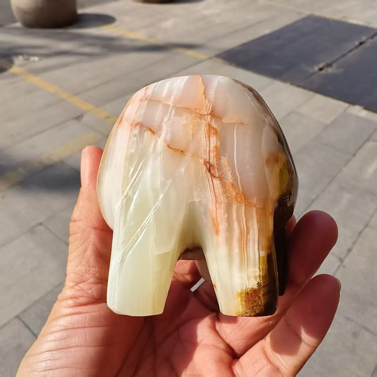 Natural Afghan Jade Elephant,Quartz Crystal Afghan Jade Carved Elephant, Mineral Spiritual Healing