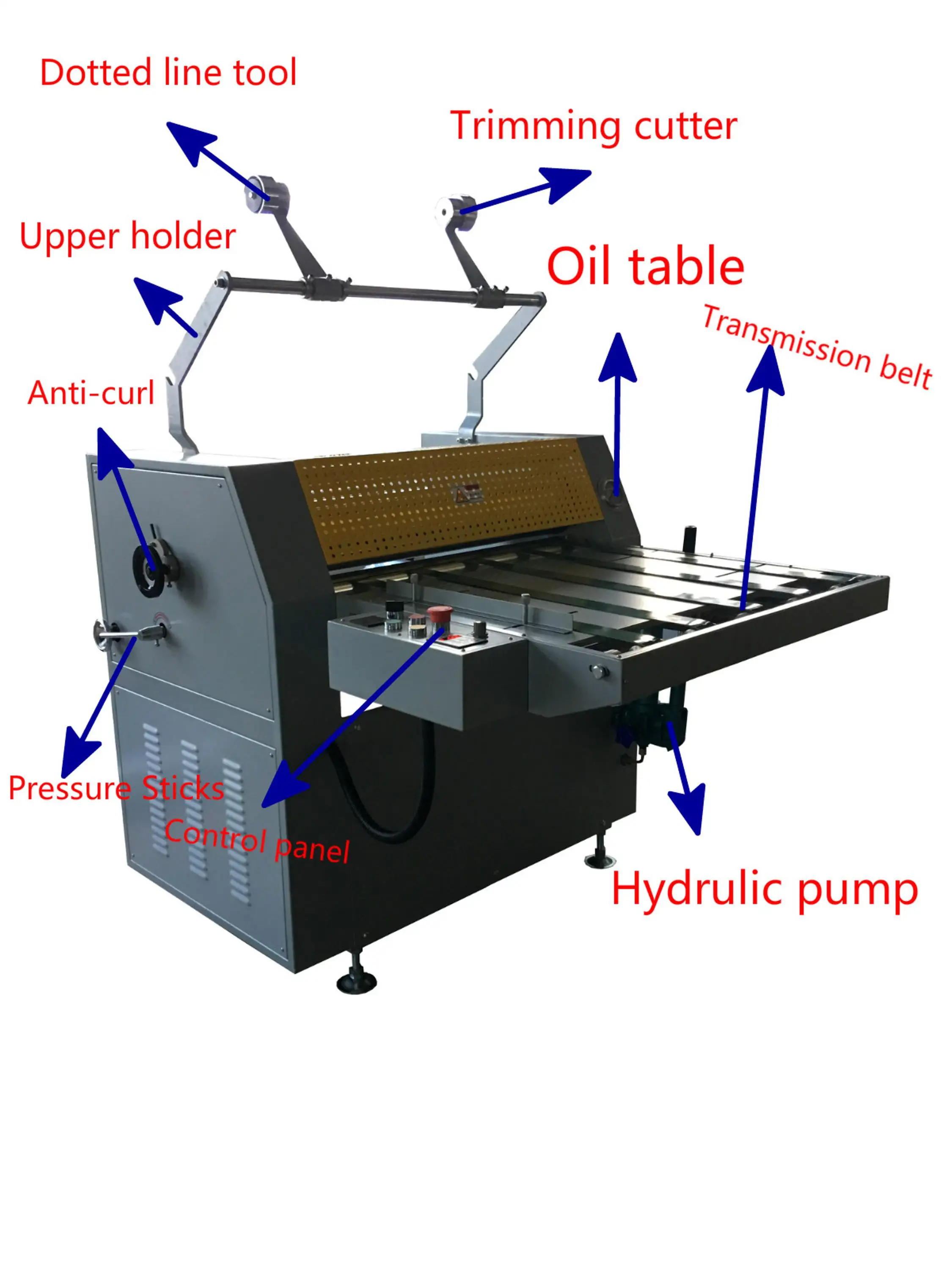 SWFM720A Hydraulic Short Cycle Melamine Oil Heater Paper Laminating Hot Press Machine