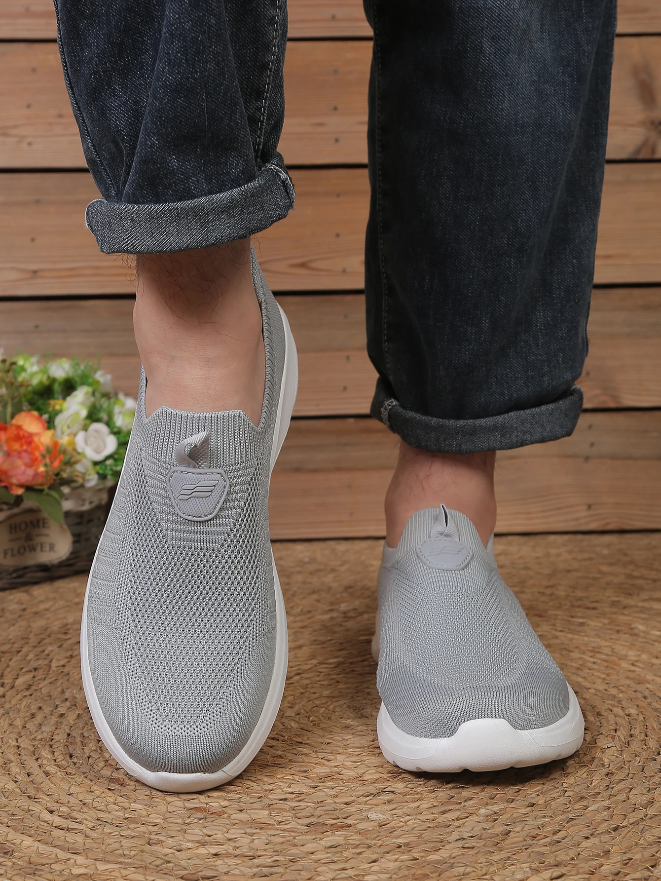 Herren Leichte Wanderschuhe Atmungsaktives Mesh-Obermaterial Gepolsterte Sohle Bequeme Freizeitschuhe für Männer – Detail 19