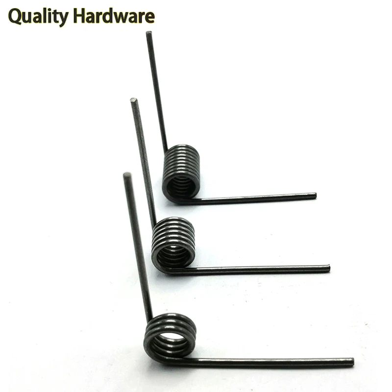 6pcs Wire Diameter 0.4mm V-spring Torsion Spring180/120/90/60 Degree Hairpin Spring 3 Laps/6 Laps/9 Laps Rotary Torsion Spring