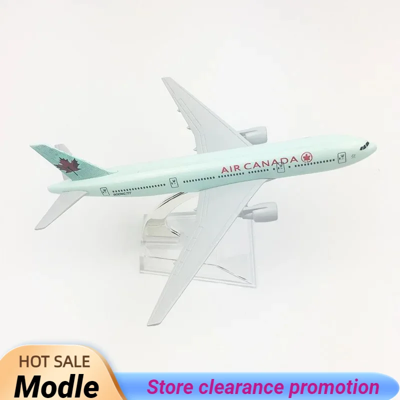 

16CM Air Canada Boeing777 Diecast Aviation Plane Collectible Miniature Toys for Boys Dropshipping