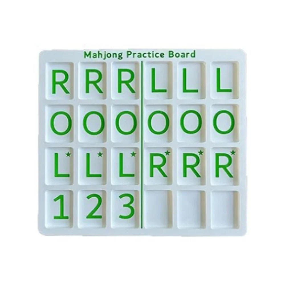 

Тренировочная доска для маджонга (односекционная), легкая доска для отработки навыков маджонга