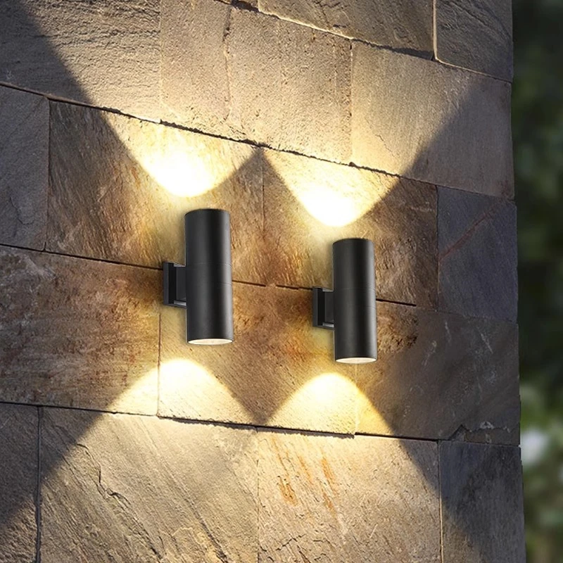 

Up Down LED Outdoor Wall Lamps GU10/E27 IP65 Waterproof Aluminum Porch Sconce Garden Courtyard Wall Mount Exterior Spot Lighting